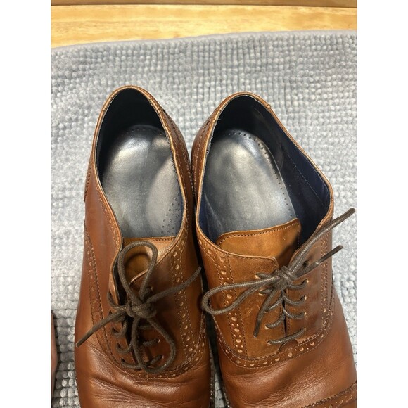 Cole Haan Wayne Cap Toe Oxford Mens Dress Shoes 13 British Tan Leather main image 5